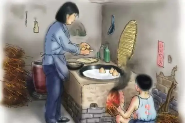儿时经典回忆之灶台窝窝头